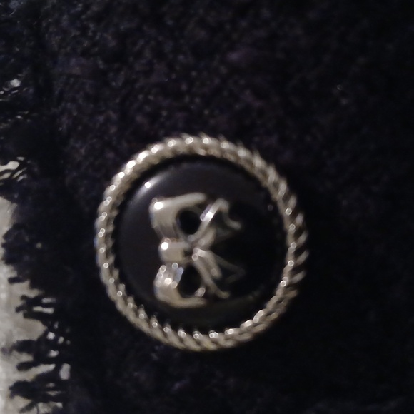 Textured Black &White Women's Jacket. Sz. XL - Picture 7 of 7